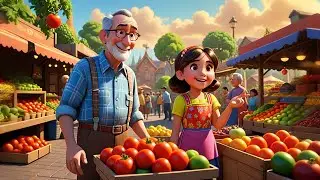 Colors in the Market | Color Song for Kids | Learn Colors with Fruits and Vegetables