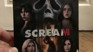 Unboxing Scream 6 blu ray