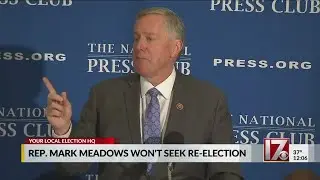 Rep. Mark Meadows won't seek reelection