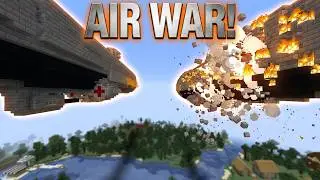 MINECRAFT RP Earth Server WAR - Air Battle
