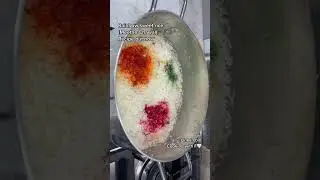 Colorful Rainbow Rice Dessert Recipe #fok #food #desifood #asian