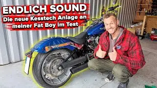 ENDLICH SOUND - Die neue Kesstech Anlage an meiner Fat Boy im Test