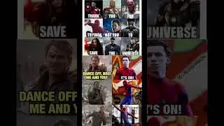 Saving the Universe vs Dance Off Priorities 😂Avengers: Serious Mode ❌ Spider-Man: Dance Mode ✅When E