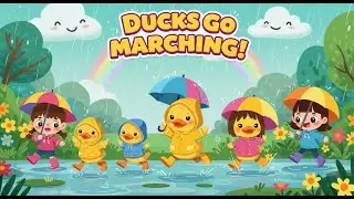 The Ducks Go Marching | Fun Duck Song for Kids | Nursery Rhymes & Baby Songs with Actions