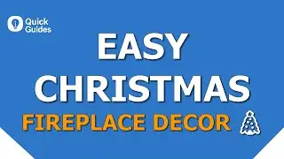 DIY Fireplace Decor in 5 Minutes 🔥 Easy Christmas Styling Ideas