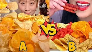 ⚔️ CRUNCH BATTLE: Japanese Chips VS 12 Flavor Challenge | Extreme ASMR Eating Sounds