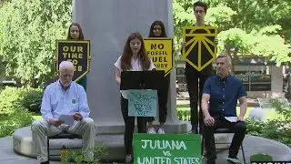 Climate activists bring case to court in Portland