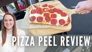 🍕🔪Master the Art of Pizza Making with a Bamboo Pizza Peel for Perfect Pizza Every Time!🍕🔥