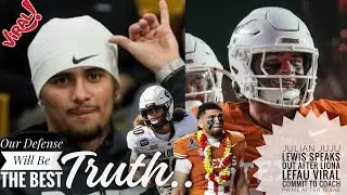 Julian JUJU Lewis SPEAKS OUT After Liona Lefau Viral COMMIT To Coach Prime After Texas HERE