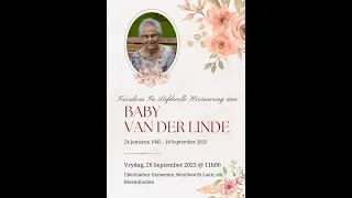 Begrafnis: Baby vd Linde | Ds Nardus Bornman