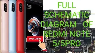 Полная принципиальная схема Redmi Note 5/5pro | Принципиальная схема Mi note 5/5pro