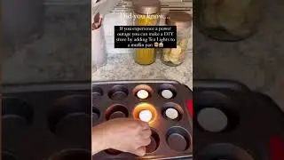 You can still cook in a power outage! #tealight #cooking #diy #electricity  #lahlahlandhomedecor