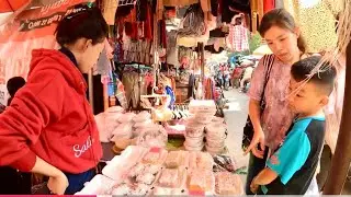 Local Daily Activities & Merchandises at a community Market | A real local lives at the countryside 