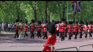 Guards march down The Mall 2010