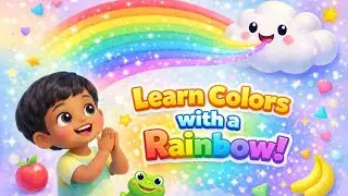 Learn Colors from a Rainbow | Rainbow Makes Colors! | Fun Educational Video for Early Learners
