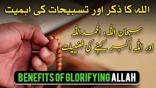 Allah ki tasbeeh ki fazilat | Benefits of tasbih | Tasbih ka tarika | Glorifying tasbih for Allah
