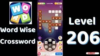 Word Wise Crossword Level 206 Answers 🧠🧩 | Relaxing Crossword Puzzle | SolutionGuruji