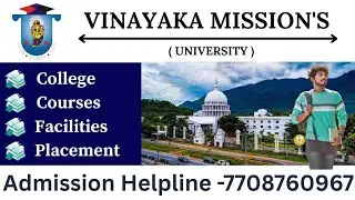 VINAYAGA MISSION UNIVERSITY FULL REVIEW😻✨ #university #top10 #engineering #admission2026 #cutoff 