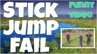 Stick jump fail 🔸 7 second of happiness FUNNY Video 😂 #379
