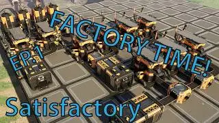 Kicking Off the Factory! (Starter Base & Power Setup) | Satisfactory | EP.1