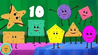 Ten Little Shapes, Learn Shapes and Educational Video for Children