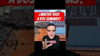 LOS MASTER 1000 de DOS SEMANAS SON LO PEOR #tenis #alcaraz #atp #djokovic