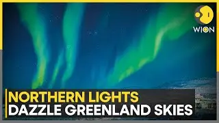 Aurora Borealis Lights Up Northwest England | Purple and Green Night Sky | WION NEWS