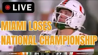 #1 Indiana 27 - 21 #10 Miami | Championship Postgame LIVE from Hard Rock Stadium