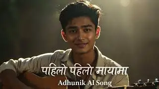 पहिलो पहिलो मायामा | Nepali Romantic Song | Male Vocal | Acoustic Guitar | AI Song