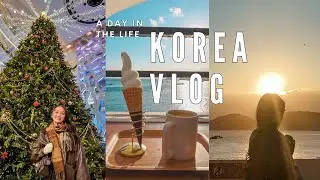 Busan Vlog 🇰🇷 | Huinnyeoul Culture Village, Caf&eacute; Hopping & Festive Night Walks 🎄