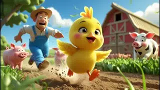 “Run Little Chick! 🏃‍♀️💨 | Funny Farm Adventures Song for Kids | Silly Animal Rhyme”