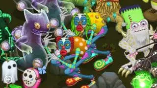 Rare Shrubb Halloween Costume on Gold Island - My Singing Monsters