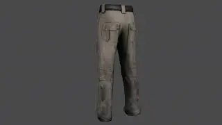 Claw Gear Lightweight Tactical Pants 3D Model &ndash; Versatile Military Design for Games