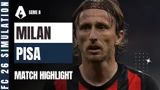MILAN vs PISA | Serie A | EA Sports FC 26 Simulation &ndash; MatchPredict FC