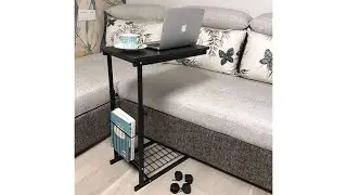 Best over sofa table | Micoe Sofa Side Table with Wheels | Couch Table That Slide Under with Storage