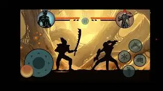 Defeating May in Shadow Fight 2 she is insane