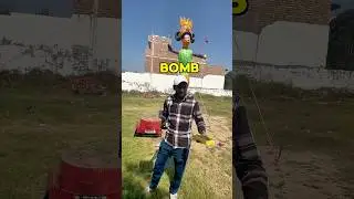 Dussehra Ravan Making Ravan Dahan Mini Vlog #ravan #ravanfire #dussehra #minivlog