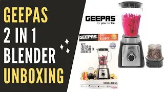 Geepas 2 in 1 Blender Unboxing I 500W Food Jug Smoothie Blender I Product Review #Blender #Unboxing