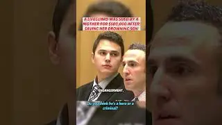 #shorts A LIFEGUARD WAS SUED BYA MOTHER FOR $500,000 AFTER SAVING HER DROWNING SON