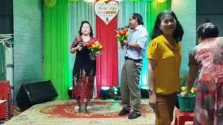 Chị năm & anh Ngọc Sơn giao lưu CLB trần tươi tân cổ đoạn cuối tình yêu 