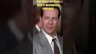 Demi Moore and Bruce Willis in Moonlighting 1985 1989 #shorts