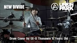 New Divide - Linkin Park [Drum Cover By GE-O Thanawin] | 6 Years old