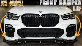 BMW X5 (G05) 2019–2023 годов выпуска получает новый агрессивный вид 🔥 Установка переднего спойлера