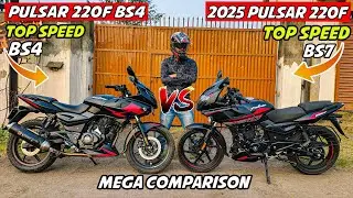 2025 Pulsar 220f vs Pulsar 220f bs4 Mega Comparison|| Old vs New - Kismai sabse Jada power 😱