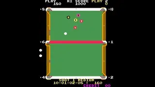 Eight Ball Action [Arcade Longplay] (1985) Magic Electronics USA {Pac-Man conversion}