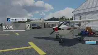 Microsoft Flight Simulator - First Solo Navigation, KFLG to KSEZ, Grade A