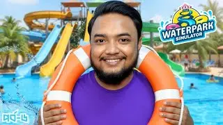 স্বপ্নের ওয়াটার পার্ক বানালাম ! Waterpark Simulator Bangla Gameplay | Part 6 | OONETA