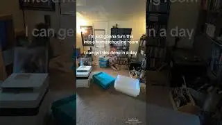 Quick Homeschool Room Setup