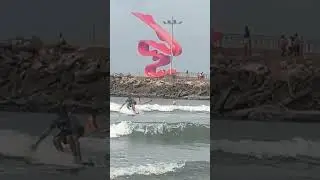 Surf em Santos SP - quebra mar.12-10-2025 #surf #surfing #santos #quebramar