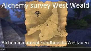 ESO Gold Road Alchemy survey West Weald, Alchemiematerial Fundbericht Westauen